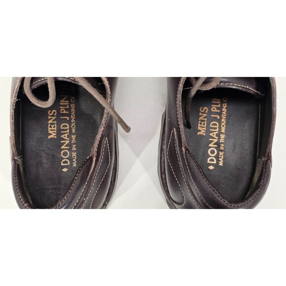 Donald J Pliner Ullock I20 Oxford Brown Leather Lace Up Lug Shoe Italy Mens 10.5 main image 7